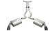 2.5 Inch Cat-Back Plus X-Pipe Sport Exhaust Dual Rear Exit 4.0 Inch Black Tips 10-15 Chevrolet Ca...