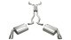 2.5 Inch Cat-Back Plus X-Pipe Sport Exhaust Dual Rear Exit 4.0 Inch Polished Tips 10-15 Chevrolet...