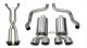 2.5 Inch Cat-Back Dual Rear Exit with Twin 4.0 Inch Polished Pro-Series Tips Corsa Performance