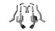 3.0 Inch Cat-Back Plus X-Pipe Xtreme Exhaust Dual Rear Exit 4.5 Inch Black Tips 10-15 Chevrolet C...