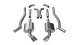 3.0 Inch Cat-Back Plus X-Pipe Xtreme Exhaust Dual Rear Exit 4.5 Inch Polished Tips 10-15 Chevrole...