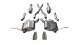 2.5 Inch Cat-Back Dual Rear Exit with Single 4.5 Inch Polished Pro-Series Tips 11-21 Jeep Grand C...