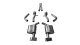 2.75 Inch Cat-Back Sport Dual Rear Exit Exhaust GTX2 Polished Tips 15-Present Dodge Challenger SR...
