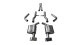 2.75 Inch Cat-Back Xtreme Dual Rear Exit Exhaust GTX2 Polished Tips 15-Present Dodge Challenger S...