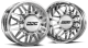 RAM Dually Wheel Kit 94-18 RAM 92-10 GM Aftermath Polished 22X8.25 8X165 12.50 Tire