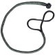 Abrasion Resistant Rope Shackle 10mm 30000 Lbs Breaking Strength 20 Inch Diameter Loop Reflective...