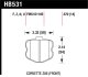 HAWK HP+ Brake Pad Sets