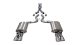 3.0 Inch Valved Cat-Back Sport To Extreme Dual Exhaust Polished 4.0 Inch Quad Tips 18-Present Mus...