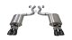 3.0 Inch Valved Axle-Back Sport Dual Exhaust Black 4.0 Inch Tips 18-Present Mustang GT Fastback A...