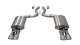 3.0 Inch Valved Axle-Back Sport Dual Exhaust Polished 4.0 Inch Tips 18-Present Mustang GT Fastbac...