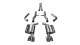 Challenger Cat Back Exhaust 17-18 Dodge Challenger 5.7L V8 3.5 Inch Polished Tip Extreme Sound Co...