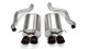 Corvette 2.5 Inch Axle-Back Dual Rear Exit with Twin 4.5 Inch Black PVD Pro-Series Tips Sport Sou...