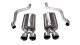 Corvette 2.5 Inch Axle-Back Dual Rear Exit with Twin 4.5 Inch Polished Pro-Series Tips Sport Soun...