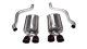 Corvette 2.5 Inch Axle-Back Dual Rear Exit with Twin 4.5 Inch Black PVD Pro-Series Tips Sport Sou...