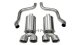 Corvette 2.5 Inch Axle-Back Dual Rear Exit with Twin 4.5 Inch Polished Pro-Series Tips Xtreme Sou...
