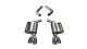 3.5 Inch Axle-Back Dual Side Exit 15-18 Challanger with Polished Pro-Series Tips Corsa Performanc...