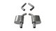 4.5 Inch Axle-Back Dual Rear Exit 17-18 Charger 5.7L with Dumps Corsa Performance