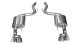 Mustang Axle-Back Exhaust System 18-19 Ford Mustang GT 5.0L V8 Polished 3.0 Inch W/Twin 4.0 Inch ...