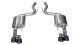 Mustang Axle-Back Exhaust System 18-19 Ford Mustang GT 5.0L V8 Black Tips 3.0 Inch W/Twin 4.0 Inc...