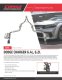 2.75 Inch Valved Cat-Back Dual Rear Exit with Single 4.5 Inch Black PVD Tips 15-24 Dodge Challeng...