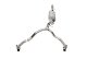 3.50 Inch to 2.75 Inch Dual Rear Exit Cat-Back Exhaust System 21-24 Cadillac Escalade 120.9 Inch ...