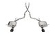 2.5 Inch Dual Rear Exit Cat-Back Exhaust System with Single 4.5 Inch Black PVD Pro-Series Tips 11...