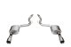 3.0 Inch Dual Rear Exit Axle-Back Exhaust System with 4.5 Inch Polished Straight Cut Tips Sport S...