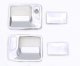 Auto Ventshade 685203 Chrome Door Handle Covers, 2-Door Set for 1999-2016 Ford F-250, F-350, F-35...