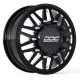 Dually Wheels Aftermath Black/Milled 20X8.25 10X225 Super Duty/Ram Dually Wheel Kit F-450 05-10 F...