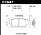HAWK HPS 5.0 Brake Pad Sets
