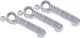 Jeep JK Exterior Door Handle Covers 6 Pieces 07-18 Wrangler JK Polished Silver Kentrol