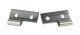 JEEP CJ/YJ/TJ Lower Door Hinge Pair 76-06 CJ Wrangler YJ/TJ Polished Silver Kentrol