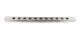 Jeep CJ 54 Inch Front Bumper with holes (No License Plate Holes) 45-86 CJ Polished Silver Kentrol