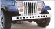 Jeep YJ 54 Inch Front Bumper with holes (No License Plate Holes) 87-95 Wrangler TJ Polished Silve...
