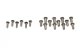 Jeep YJ Hardtop Door Hinge Set 4 Pieces 94-95 Wrangler YJ Polished Silver Kentrol
