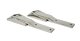 Jeep TJ Tailgate Hinge Pair 97-04 Wrangler TJ Polished Silver Kentrol