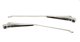 Jeep CJ Windshield Wiper Arms Pair 68-86 CJ Polished Silver Kentrol