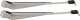 Jeep YJ Windshield Wiper Arms Pair 87-95 Wrangler TJ Polished Silver Kentrol