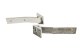 Jeep JK Tailgate Hinge Pair 07-18 Wrangler JK Polished Silver Kentrol