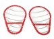 Jeep JK Headlight Guards Pair 07-18 Wrangler JK Polished Silver Kentrol