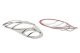Jeep JK Headlight Guards Pair 07-18 Wrangler JK Polished Silver Kentrol