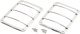 Jeep JK Taillight Guard Pair 07-18 Wrangler JK Polished Silver Kentrol
