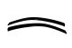 Auto Ventshade 92322 Original Ventvisor Side Window Deflector Dark Smoke, 2-Piece Set for 2005-20...