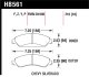 HAWK HPS Brake Pad Sets