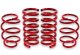 Jeep Renegade/Compass 2 Inch Lift Springs 15-Present Renegade 17-Present Compass Red Powdercoat A...