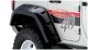 Bushwacker 10044-02 Black Max Coverage Pocket/Rivet Style Smooth Finish Rear Fender Flares with E...
