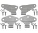 Jeep JK Body Door Hinge Set 4 Pieces 2 Door 07-18 Wrangler JK Bare Grey Kentrol