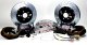 Brake System 14 Inch Rear Extreme+ with Park Brake Silver 66-69 Mopar B Body BAER Brakes