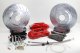 Brake System 13 Inch Front Track4 Red 94-04 Mustang BAER Brakes