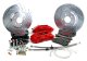 Brake System 13 Inch Front Track4 Red 79-04 Mustang Cobra BAER Brakes